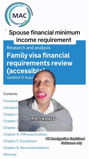 The current position on the spouse/ partner income requirement and possible changes #ukimmigrationlaw #immigrationnews #spousevisarequirements #familyvisa #ukvisa🇬🇧