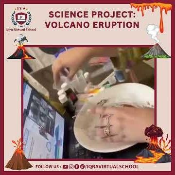 🌋🔥 Science Project: Volcano Eruption 🌟✨