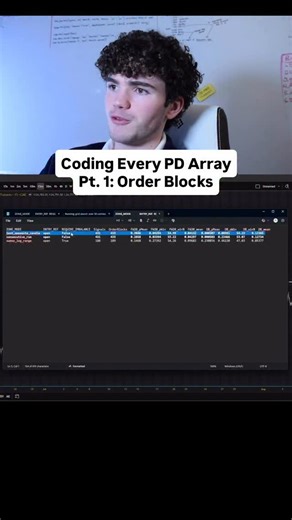 Thomas on Instagram: "Coding every PD array to determine its predictive value | Part 1: Order Block. In this series, we are going to code every one of ICT‘s canonical PD arrays to determine its predictive value. It’s become too common and too widely accepted for internet, trading gurus to say that trading confluences “work” without showing any statistical proof of their predictive power. I hope this series will change that, and capture the attention of retail traders who need it. #statistics #ed