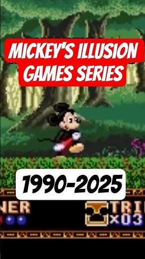 From Castle of Illusion to Illusion Island - Evolution of Mickey Games #mickeymouse #retrogaming