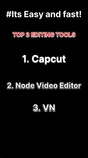 Top 3 Editing Apps😉 | #shorts #edit
