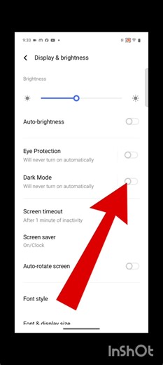 How to enable dark mode in android mobile | Pure mobile ko dark mode me kaise kare #darkmode #shorts