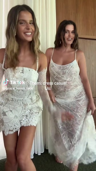 Casual just isn’t our fortè… 💍🍾🎀 #fyp #graceloveslace #weddingdress #receptiondress #weddinginspiration