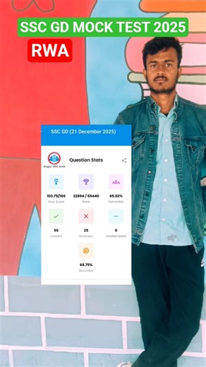 ssc gd Mock Test analysis RWA 21 December 2025 mock test #sscgd2025 #sscgd2026 #rwa #ssc #sscgd