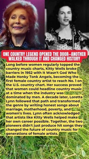 Kitty wells and loretta lynn the pioneers of female country music#kittywells #lorettalynn