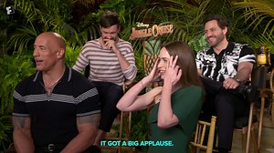 23K views · 351 reactions | 'Jungle Cruise' is the number one movie in the world. So let's talk about that underwater kiss between Emily Blunt and Dwayne The Rock Johnson. | Fandango | Facebook
