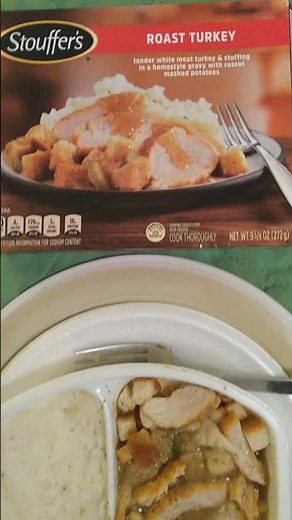 How To Cook a "Stouffer's" Roast Turkey Dinner in The Microwave