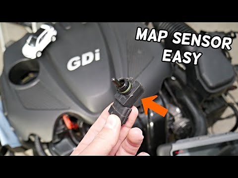 HYUNDAI SANTA FE MAP SENSOR REPLACEMENT LOCATION REMOVAL