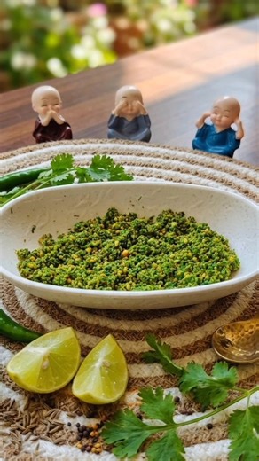 Viral Green Chutney Powder Recipe... watch till end follow for more