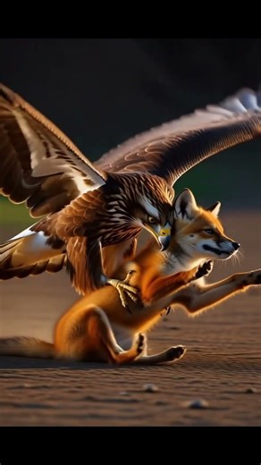 Bald Eagle Attacks Fox, Unbelievable Wildlife Hunt Caught