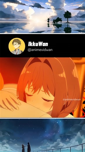 She hugs him🥹 [ Tune In to the Midnight Heart ] #anime #shorts