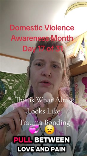 💜 Day 17 Trauma Bonding Sometimes we mistake connection for bonding, when really… it’s survival. A trauma bond forms when the person who hurts you is also the one who comforts you — when the same hands that cause pain are the ones wiping your tears. It’s a loop of fear, relief, and hope that rewires your brain to crave what breaks you. You start believing that their peace is your peace. You find yourself walking on eggshells, waiting for the next explosion, and mistaking the silence that follow