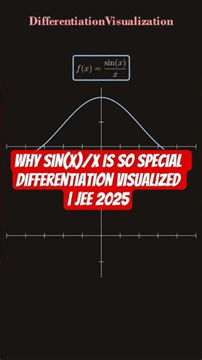 Derivative of sin(x)/x Will Blow Your Mind 🤯 | Beautiful Visualization #maths #shorts #themathframe