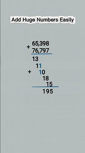 Easy Addition Tricks for Large Numbers