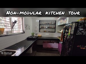 my small kitchen tour in tamil | Non modular kitchen | open self organization | Pavi Tamil youtuber