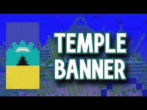How to make an OCEAN MONUMENT banner in Minecraft!