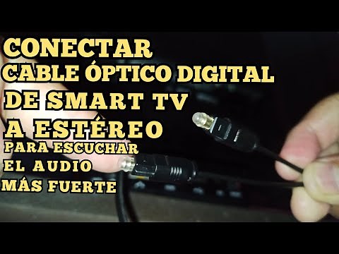 Connect TV Optical Cable to Stereo