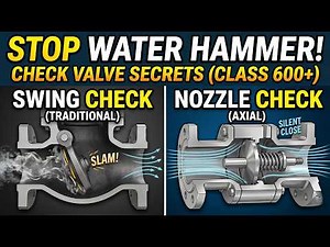 Check Valve Masterclass: Ultimate Guide to Swing, Piston, Dual Plate & Nozzle Types