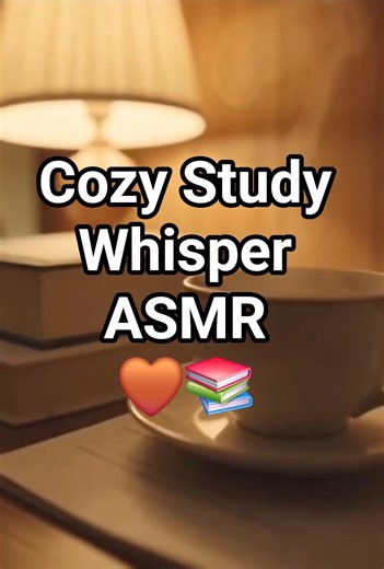 Cozy Study Room ASMR — Whisper for Focus & Relaxation 📚✨
