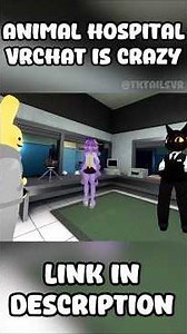 Animal Hospital Is Crazy On VRChat!🏥 #short #shorts #vrchat #animalhospital #roblox #robloxshorts