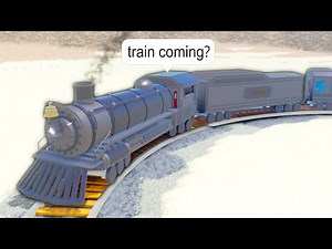 I Drive STEAM Train on Roblox BUT Hit Another Train HEAD ON at Full Speed