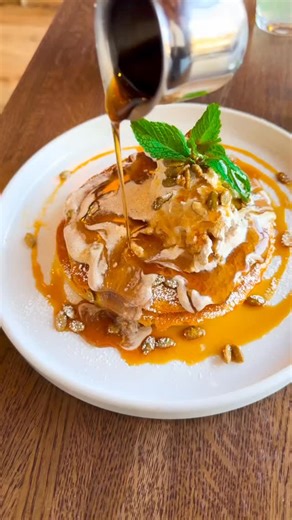 Pumpkin lovers… don’t miss our seasonal pumpkin pancakes—on our brunch menu for a limited time. These are unreal — with pumpkin caramel, toasted pumpkin seeds, and of course, whipped cream and maple syrup. 😱🎃 . . #spiritelephant #fyp #pumpkin #pancakes #brunch #chicagobrunch | Spirit Elephant