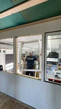 Installing windows in the shop mezzanine with @Titebond UA 920 sealant