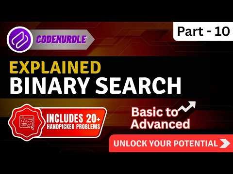 Complete Binary Search Playlist (800–1900 Rating Roadmap) | Codeforces Problem Solving