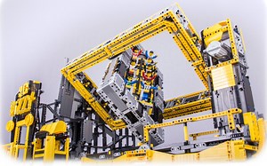 LEGO乐高 Technic科技系列 MOC 主题公园 3D DIZZY