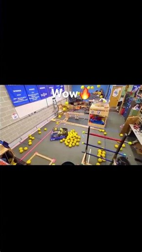 High school students built an autonomous ball-collecting robot🎾 #robot #ai #school #shorts #viral