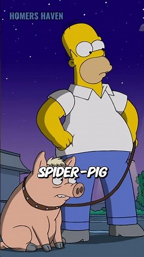 Spider Pig Returns In The Simpsons? #thesimpsons