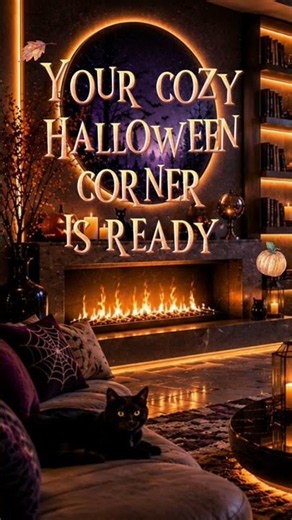 Cozy Halloween Ambience 🎃 Your New Favorite Background Music? #holidays #halloween