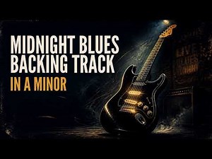 Midnight Blues – Vintage Electric Blues Backing Track in A Minor (75 BPM)