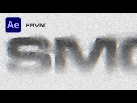 CRAZY Smoke Text Effect in After Effects (Realistic Wind & Flow)