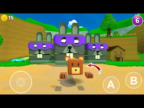 Purple Ninja Rabbit Squad - Super Bear Adventure Gameplay Walkthrough