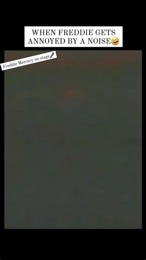 Freddie Mercury's Hilarious Reaction to Annoying Noise