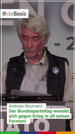 Stimmen der Basis | Der Bundesparteitag wendet sich gegen Krieg in all seinen Formen | dieBasis 2024