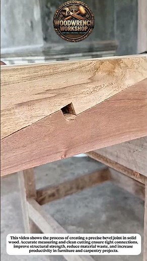 Precision Wood Bevel Joint | Advanced Carpentry Technique