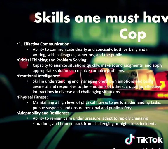 Mastering the Beat: Essential Skills for Aspiring Law Enforcement Officers. Do you fit in this role? #police #career