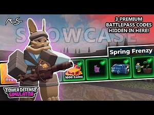 Spring Frenzy - Free Battlepass Showcase (17 Items) [TDS EASTER 2026 EVENT]