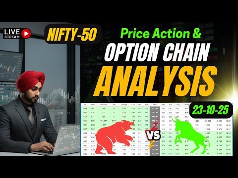 LIVE NIFTY EXPIRY TRADING| 23-10-25 | INTRADAY OPTION BUYING |OPTION CHAIN #shortsfeed #livetrading