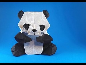 Origami panda by Marc Kirschenbaum