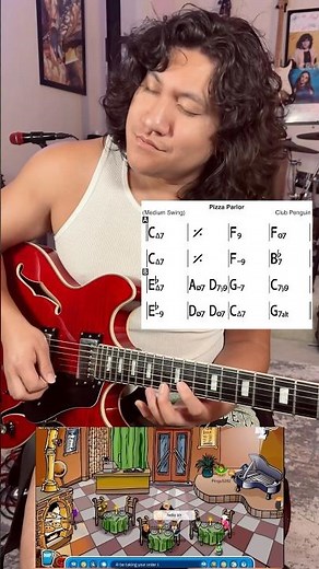 Club Penguin: Pizza Parlor #guitar #jazz #clubpenguin #335
