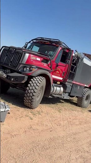 Texas 4x4 Fire Monster: Desert-Ready Pump Truck! 🔥🚒 (15-Sec Epic)
