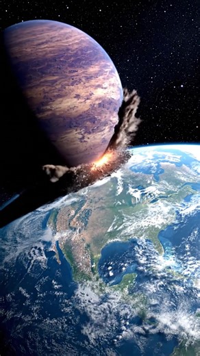 3.3K views | The planet doesn’t explode — it slides across continents like a cosmic brake.  #PlanetCollision #AIRealism #CosmicEvent #ApocalypticAI #MadeWithAI #earthimpacts | Earth Impacts | Facebook