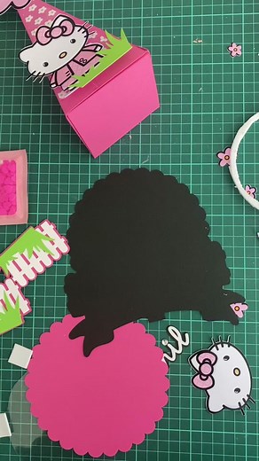 Tutorial: Cake Topper de Hello Kitty - Manualidades Fáciles