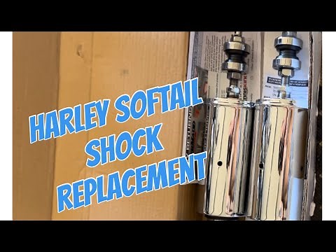 Harley Davidson softail shock replacement. Lowering shocks, progressive 422