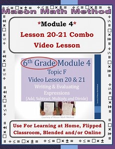 6th Grade Math Mod 4 Video Lesson 20-21 Writing/Evaluating Expressions Distance