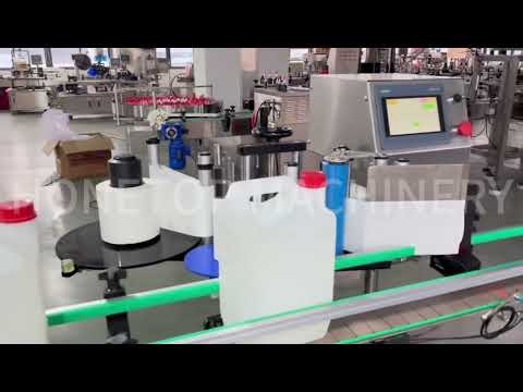 6-Head Liquid Filling, Capping and Labeling Line for Large Containers