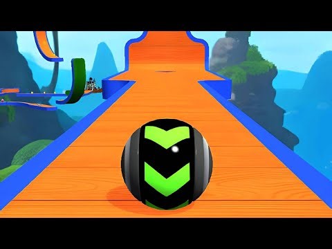 Sky Rolling Ball 3D Gameplay Speedrun Max All Levels 2297